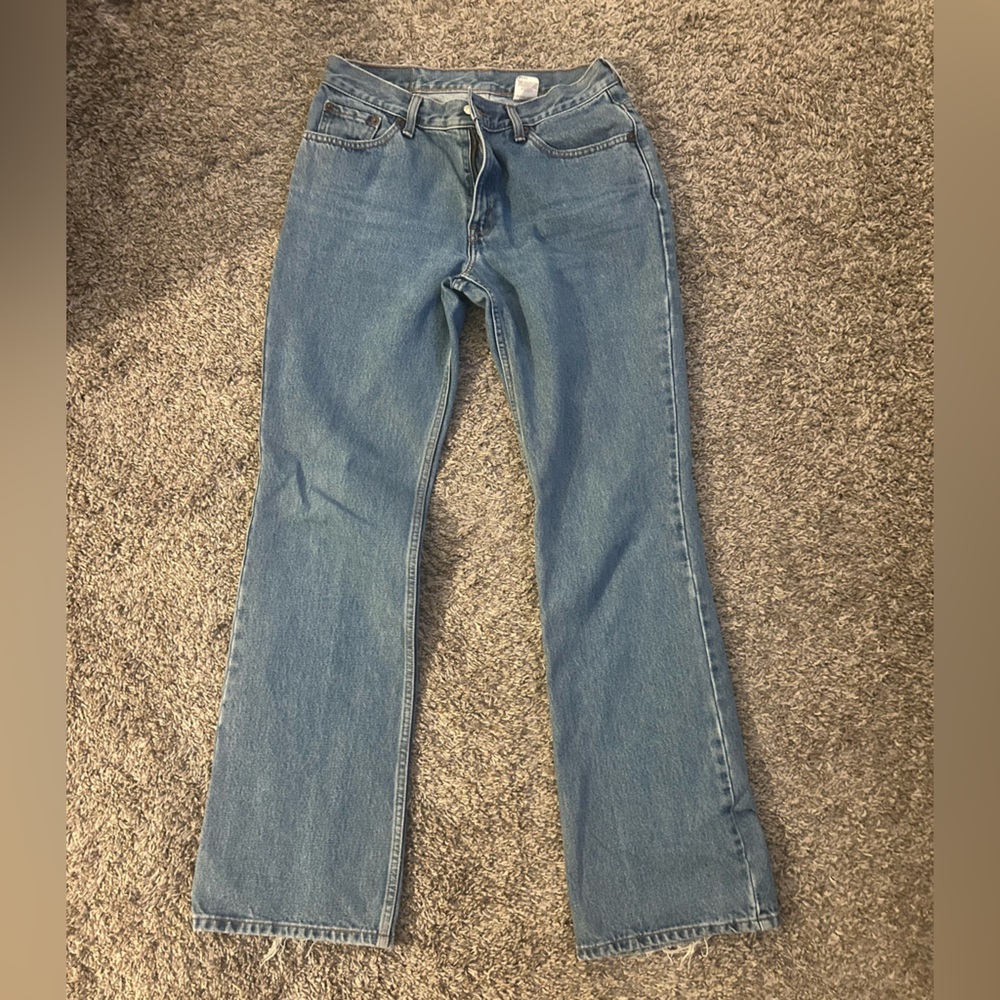Levi's classic Blue wash Boot cut slim fit Jeans